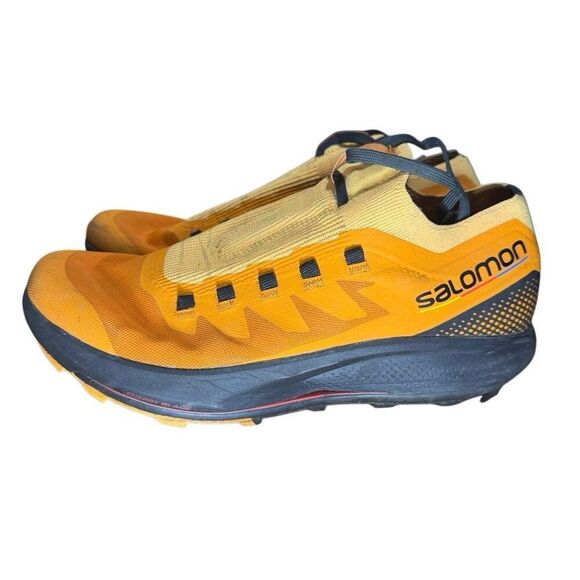 Salomon Pulsar Trail Pro Shoes Mens Size 12 Orange Quicklace Contagrip Running main image 4